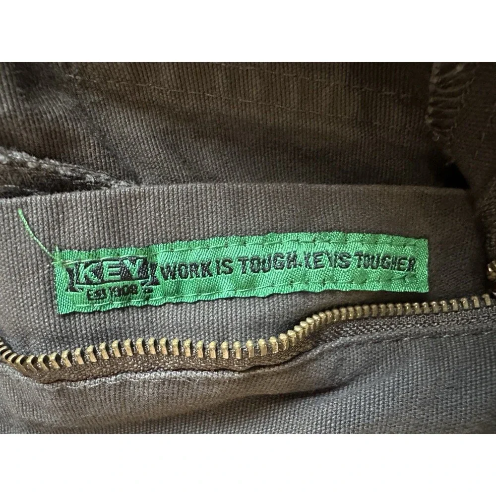 KEY Workwear 30x32 Brown Utility Work Pants Cotton Stretch Carpenter